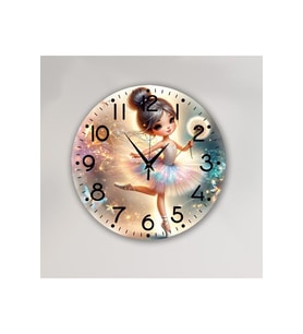 bilge Tasarım Çocuk Odası Duvar Saati 30 x 30 CM (Karışık)