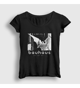 Presmono Kadın Siyah The Bela Session Müzik Bauhaus T-Shirt 514228tt