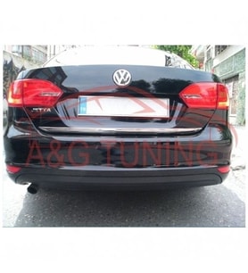 Volkswagen Jetta Krom Bagaj Alt Çıta Formlu 2011-2014 Paslanmaz Çelik