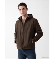 LCWAIKIKI Classic Kahverengi Regular Fit Kapüşonlu Erkek Ceket