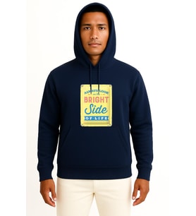 Kapüşonlu Always Look On The Bright Side Of Life Metal Monty Göğüs Tasarımlı Unisex Sweatshirt