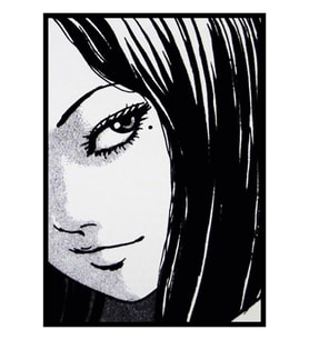 Tomie (junji Ito) Tablo Ahşap Poster Dekoratif