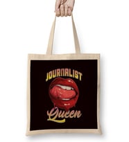 Journalist Queen Journalism Interview Writer Author Reporter Bez Çanta Uzun Saplı