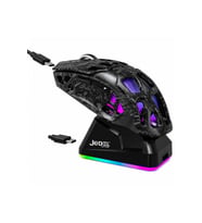 Jedel GWH-111 RGB Şarj Standlı 12000 DPI Triple BT/2.4Ghz/Kablolu Hafif Gaming Mouse