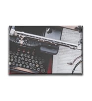 Daktilo  Canvas Tablo BJY107
