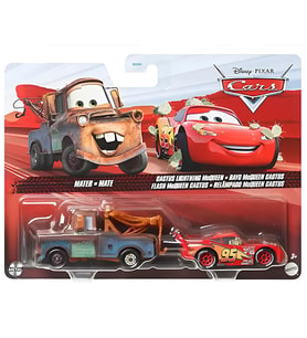 Cars İkili Araçlar Mater & Cactus Lightning Mcqueen