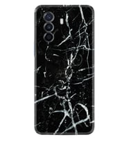 Huawei Nova Y70 Y90 Nova 9 SE  Kılıf Desemli Silikon Black Marble 3 1382