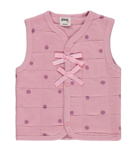Civil Baby Puan Emp Fiyonklu 6-18 Ay Yelek - Pembe