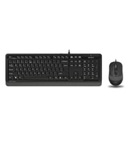 A4 TECH F1010 Q USB GRİ TR MM KLAVYE+OPTİK MOUSE