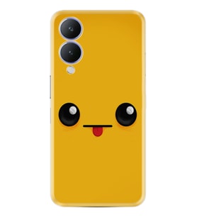 Vivo Y17S Kılıf Resimli Desenli Silikon Platinium Series Yellow Sweet 1817