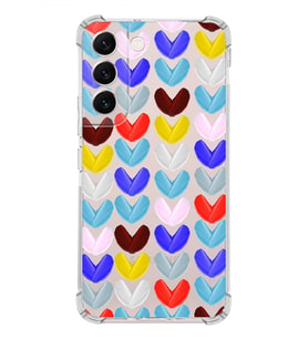 PrintiFy Galaxy S22 Plus Uyumlu Water Color 1 Baskılı Şeffaf Köşe Korumalı Antişok Kılıf
