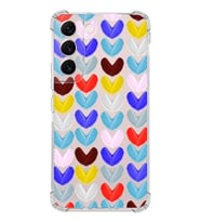 PrintiFy Galaxy S22 Plus Uyumlu Water Color 1 Baskılı Şeffaf Köşe Korumalı Antişok Kılıf