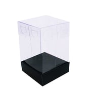 Asetat Kutu Altı Karton 5X5X8 CM (50 Adet)  Siyah