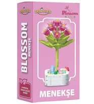 Dostoys Yapı Taşı Serisi Çiçek Yapım Seti Menekşe