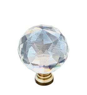 Kristal Sarı Ayak 40 mm Kulp ( 5 ADET )