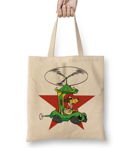 The Phooeymobile Helicopter Hong Kong Phooey And Spot Bez Çanta Uzun Saplı