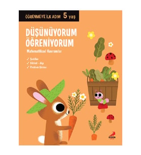 Düşünüyorum,Öğreniyorum-Öğrenmeye İlk Adım 5 Yaş (Beyaz)