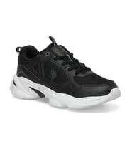 U.s. Polo Assn. Bob Wmn 5Fx Kadın Siyah-Beyaz (36-40) Sneaker Ayakkabı