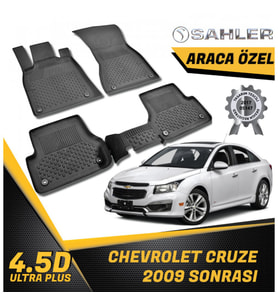 Chevrolet Cruze Havuzlu Paspas 4,5D Sahler