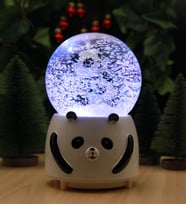 Kar Küresi Kar Motorlu, Işıklı ve Müzikli Mega Boy Panda