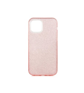 Apple iPhone 12 Mini Uyumlu Kılıf Zore Shining Silikon (Rose Gold Altın)