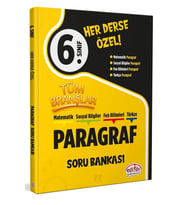 6.Sınıf Her Derse Özel Matematik-Sosyal Bilgiler-Fen Bilimleri-Türkçe Paragraf Soru Bankası