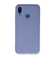 Huawei P20 Lite Kılıf Nano İçi Kadife Silikon - Lila