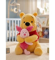 winnie pooh piglet sarılan peluş oyuncak 50 cm büyük boy lisanslı orjinal ürün