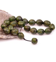 Yeşil Renk Kokulu Andız Çekirdeği Tesbih ( 14 mm )