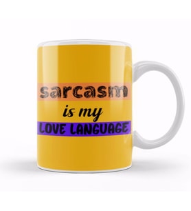 Sarcasm Funny Comment Quotes Gift   Sarcastic    And Men Humorous Saying Kupa Bardak Porselen
