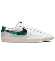 Nike Blazer Low '77 Premium Leather Unisex Sneaker Hakiki Deri Günlük Spor Ayakkabı Beyaz Yeşil
