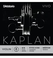Daddario KV312 Keman Tek Tel  Kaplan Vivo (RE-D), 4/4