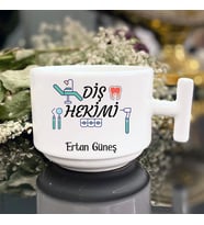 Diş Hekimlerine Özel T Kulp Nescafe Fincanı