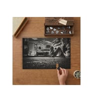 Nostaljik Araba Tamiri Tasarımı 240 parça Ahşap Puzzle Ahşap Kutuda MP03166