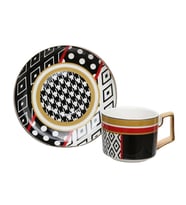 Lucky Art Rowena 6lı Bone Kahve Fincan Seti