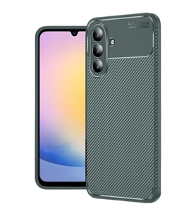 Samsung Galaxy S25 FE Auto Focus Karbon Kapak - Koyu Yeşil