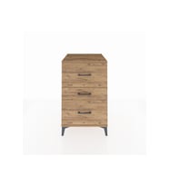 Kronos Komodin 3 Çekmeceli 60x59x96 Çam-Çam