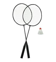 Triathlon T133 Badminton Raket Seti 2 Adet Badminton Raketi 1 Adet Top