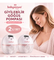 H-011 Giyilebilir Göğüs Pompası 2’li Set – Kablosuz, Sessiz, Taşınabilir Süt Sağma Makinesi