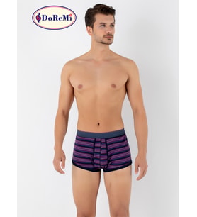 Eddy Cotton Erkek Boxer (Magenta)