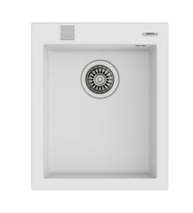 TEKA ForSquare 34.40 TG Beyaz Tezgah Üstü Granit Eviye 115230014