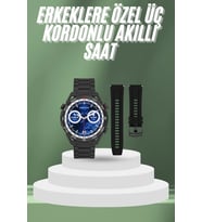 2025 Model Yuvarlak Ekran Android İos Uyumlu Gps Takibi Yapabilen Akıllı Saat