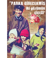 Kemal Sunal Yeşilçam Vazgeçilmezleri Karikatür 50x70 Retro Afiş