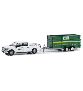 Nessiworld 1/64 2018 Ford F-150 XLT with Double-Axle Dump