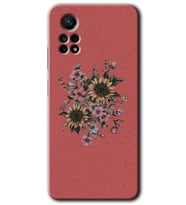 Redmi Note 12 Pro 4G Kılıf HD Desen Baskılı Kılıf - Retro Çiçek