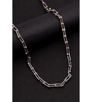 Vog Tiffany Model Unisex Beyaz Çelik Kolye - 316 L Paslanmaz Çelik Erkek Kolye