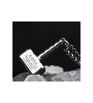 Thors Çekiç Metal Kolye (Gümüş)
