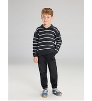 LCW Kids Siyah Beli Lastikli Erkek Çocuk Jogger Jean Pantolon