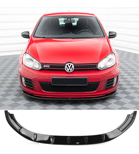 Vw Golf 6 Gti Ön Lip Parlak Siyah Plastik Ön Ek Karlık 2009 2010 2011 2012 karlık+bodykit+ek