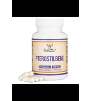 Double Wood Pterostilbene 100mg  The USA, 60 Capsul, Resveratrol, Antioxidant for Longevity Support (Non-GMO, Gluten Free) 3943 (Renksiz)